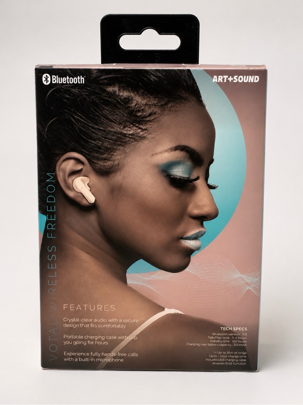 NIB Art+Sound True Wireless Pro Bluetooth Earbuds White + Charging Case - Picture 2 of 3